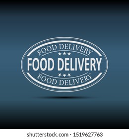 Vector design logo food delivery abstract icon. vector illustration eps 10