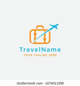 Vector Design Logo of a Go Travel Template