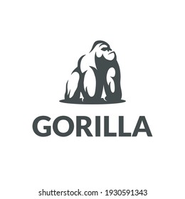 vector design logo gorilla. logo template