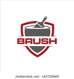 vector design Logo paint brush template