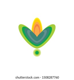 vector design logo, plant design logo, natural design logo