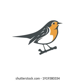 vector design logo robin bird 