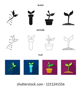 Vector design of  and  logo. Set of  and  stock vector illustration.
