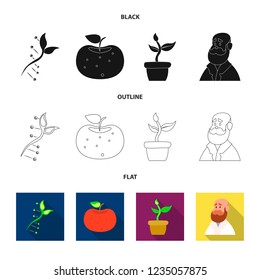 Vector design of  and  logo. Set of  and  stock symbol for web.