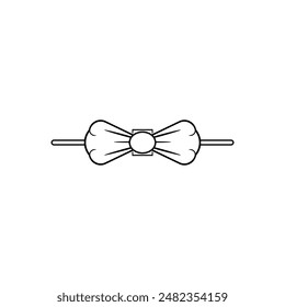 Icono de diseño de Vector\Corbata de lazo.
