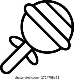 Lollipop-Symbolstil im Vektordesign