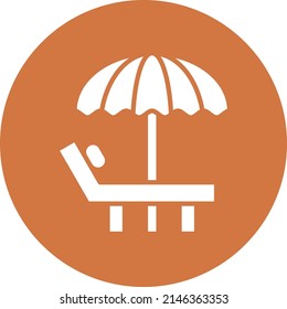 Vector Design Lounge Chair Icon Style
