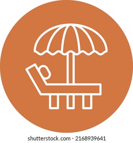 Vector Design Lounge Chair Icon Style