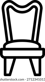 Vector Design Lounge Chair Icon Style