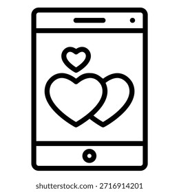 Vector Diseño love Icon Style