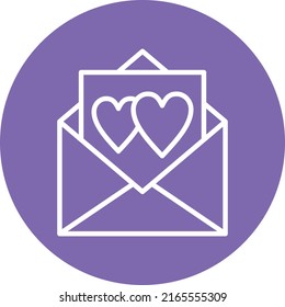 Vector Design Love Letter Icon Style