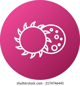 Vector Design Lunar Icon Style