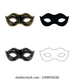 Vector design of luxury and celebration logo. Set of luxury and hide  vector icon for stock.