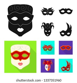 Vector design of luxury and celebration symbol. Collection of luxury and hide  stock symbol for web.