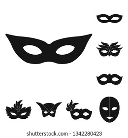 Vector design of luxury and celebration symbol. Collection of luxury and hide  stock symbol for web.