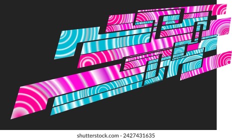 diseño vectorial hecho con el típico diseño de batik de punto indonesio con colores elegantes