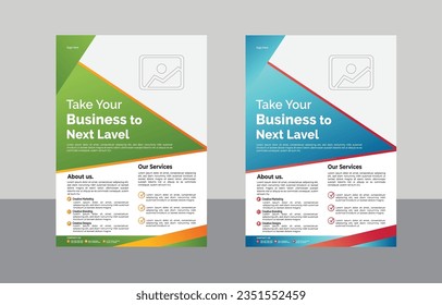 Revista de diseño de vectores, afiche, volante, portafolio, uso corporativo, infografía, diseño moderno de volante corporativo, diseño de vectores y plantillas
