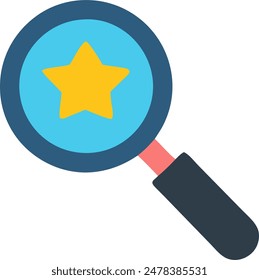 Vector design of magnifying, icon
