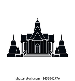 Vector design of mahal and heritage symbol. Set of mahal and monument vector icon for stock.