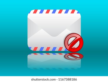 vector design of mail 3d icon 