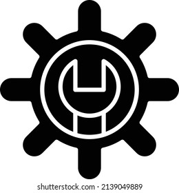 Estilo de icono de mantenimiento de diseño de vectores