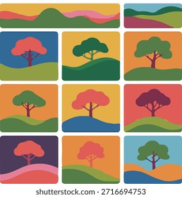 Diseño de Vector de un majestuoso árbol de pie junto a un río de noche tranquilo que fluye con gracia por suaves colinas ondulantes bajo un deslumbrante cielo de puesta de sol con luz dorada cálida que se refleja en la superficie del agua e ilumina las exuberantes hojas y ramas en un impresionante paisaje natural Pieza de arte que evoca una sensación de serenidad Armonía pacífica y belleza atemporal Con Elementos de Ilustración vectorial detallados que sacan la textura de la corteza, el degradado del cielo de la tarde, las ondas del río que fluye a través de prados verdes y las suaves siluetas de colinas en el horizonte para su uso en proyectos creativos, arte de pared, gráficos de fondo, Diseños inspiradores Temas ecológicos, marca con temas de Naturaleza y Colecciones de obras de arte digitales de alta calidad.
Diseño de árbol de Vector con un tranquilo río de noche que fluye al lado de suaves colinas bajo suave luz de la puesta del sol con intrincadas ramas Hojas reflejadas en el agua y un pacífico arte de belleza natural, realzado con serenos Elementos paisajísticos de Gradientes del cielo al anochecer, tonos cálidos de ámbar y lavanda, reflejos ondulantes a través de la tranquila superficie del río, brisa susurrante a través de exuberantes follajes de árboles y siluetas de colinas ondulantes, evocando una armonía tranquila y una maravilla escénica atemporal en una Ilustración vectorial detallada perfecta para proyectos artísticos, impresiones murales, texturas de fondo, marca creativa con temas de Naturaleza, Colecciones gráficas inspiradas en el medio ambiente e inspirador Narración visual, mostrando sutiles transiciones de color, Formas orgánicas y profundidad artística que celebra la belleza de la serenidad salvaje intacta debajo de un dosel de puesta de sol de ensueño.