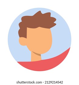 diseño vectorial caracter masculino ilustración plana