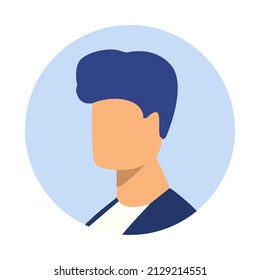 diseño vectorial caracter masculino ilustración plana