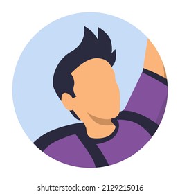 vector design male character flat illustration