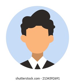 diseño vectorial, ilustración plana de carácter masculino