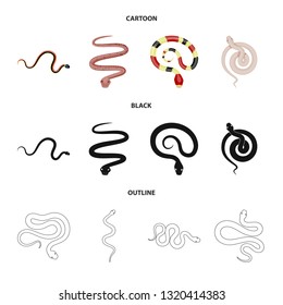 Vector design of mammal and danger logo. Collection of mammal and medicine vector icon for stock.