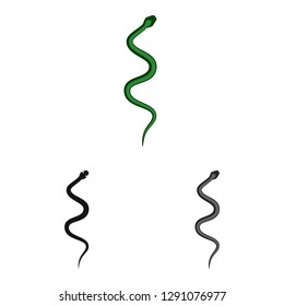 Vector design of mammal and danger sign. Collection of mammal and medicine stock symbol for web.