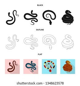 Vector design of mammal and danger symbol. Set of mammal and medicine stock symbol for web.