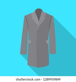 Vector design of man and clothing icon. Set of man and wear stock symbol for web.