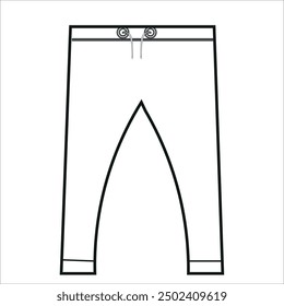 Vector de diseño de hombre y prendas de vestir. Conjunto de hombre y el símbolo de la acción del desgaste para el Web