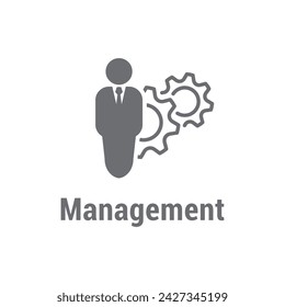 vector design management symbol concept.
