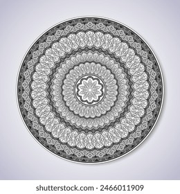 vector, design, mandala, pattern, coloring, art, illustration, drawing, doodle, page, adult, book, line, background, outline, abstract, decorative, floral, graphic, print, ornament, white, black, styl