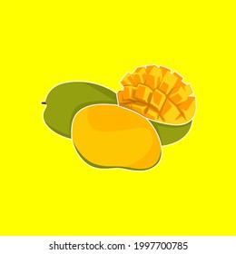 vector design, mango fruit clip art