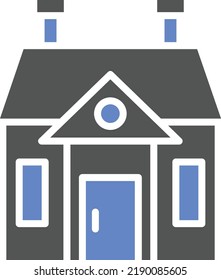Vector Design Mansion Icon Style