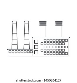 Vector design of manufactory and urban icon. Set of manufactory and new vector icon for stock.