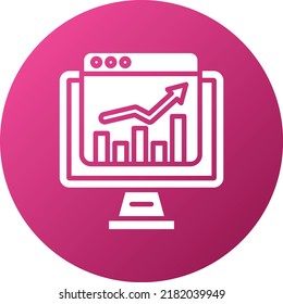 Vector Design Market Analysis Icon Style