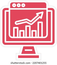 Vector Design Market Analysis Icon Style