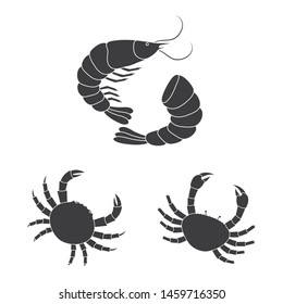 Vector design of market and marine sign. Collection of market and sea stock symbol for web.