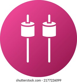 Vector Design Marshmallow Icon Style