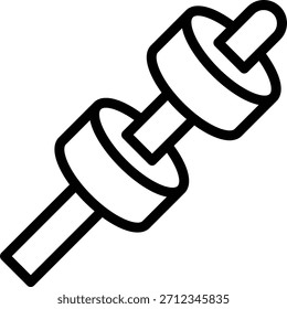 Vektordesign Marshmallow-Symbolstil