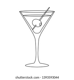 Vector design of martini and glass icon. Set of martini and alcohol stock vector illustration. svg