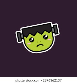 vector design mascot for halloween celebration on dark background