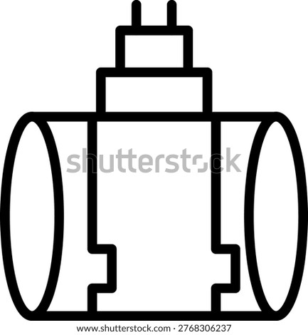 Vector Design Mass Airflow Sensor Icon Style