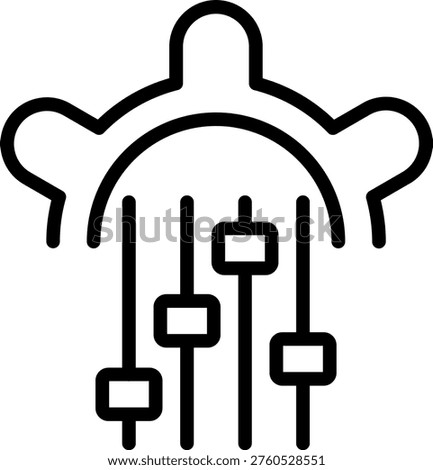 Vector Design Mass Customization Icon Style