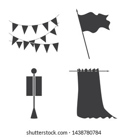 Vector design of material and media icon. Collection of material and textile stock vector illustration.